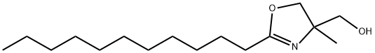 4-methyl-2-undecyl-2-oxazoline-4-methanol Structure