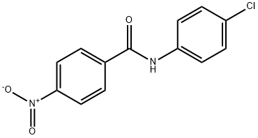 N-(4-chlorophenyl)-4-nitro-benzamide Structure
