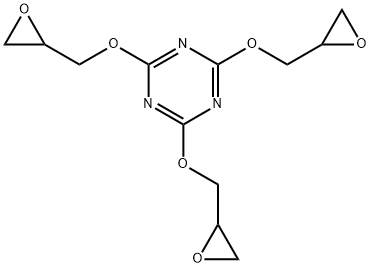 2,4,6-tris(oxiranylmethoxy)-1,3,5-triazine Structure