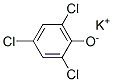 potassium 2,4,6-trichlorophenolate Structure