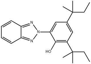 2-(2H-Benzotriazol-2-yl)-4,6-ditertpentylphenol Structure
