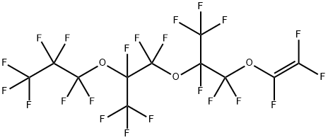 2-[2-(Heptafluoropropoxy)-1,1,2,3,3,3-hexafluoropropoxy]-1,1,2,3,3,3-hexafluoropropyl(trifluorovinyl) ether Structure
