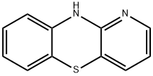 10H-pyrido(3,2-b)(1,4)benzothiazine Structure