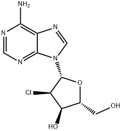 2'-chloro-2'-deoxyadenosine Structure