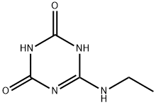 6-ethylamino-1H-1,3,5-triazine-2,4-dione Structure