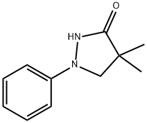 4,4-二甲基菲尼酮, 2654-58-2, 结构式