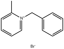 1-benzyl-2-methylpyridinium bromide Structure