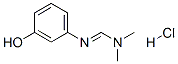 N'-(3-hydroxyphenyl)-N,N-dimethylformamidine monohydrochloride Structure