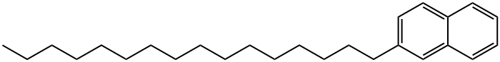 1-(2-Napthyl)hexadecane Structure