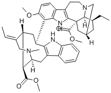 13-Methoxy-14-[(3R)-17-methoxy-17-oxovobasan-3α-yl]ibogamine-18-carboxylic acid methyl ester Structure