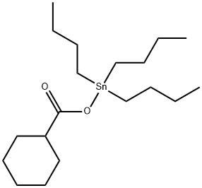 Tributyl[(cyclohexylcarbonyl)oxy]stannane Structure