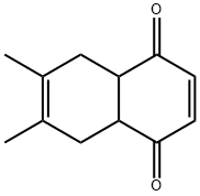 6,7-dimethyl-4a,5,8,8a-tetrahydronaphthalene-1,4-dione Structure