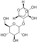 1,6-Anhydro-4-O-alpha-D-glucopyranosyl-D-glucopyranose Structure