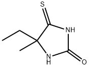 4-ethyl-4-methyl-5-thioxoimidazolidin-2-one Structure