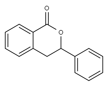 3-苯基-3,4-二氢异香豆素 结构式