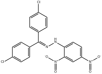 4,4'-Dichlorobenzophenone (2,4-dinitrophenyl)hydrazone Structure