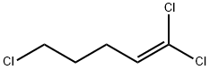 1,1,5-Trichloro-1-pentene 结构式