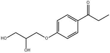 4'-(2,3-Dihydroxypropoxy)propiophenone Structure