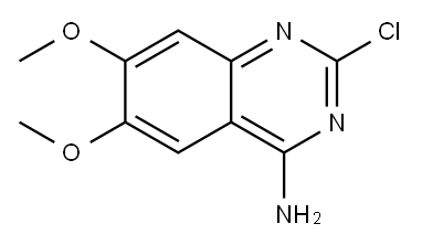4-Amino-2-chloro-6,7-dimethoxyquinazoline Structure