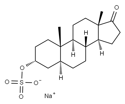 ETIOCHOLAN-3A-OL-17-ONE SULFATE SODIUM Structure