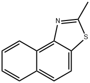 2-甲基-beta-萘并噻唑, 2682-45-3, 结构式