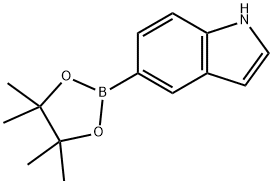 5-吲哚硼酸频哪醇酯, 269410-24-4, 结构式