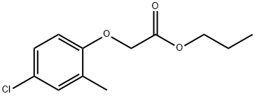 propyl (4-chloro-2-methylphenoxy)acetate Structure