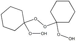 di-(1-hydroperoxycyclohexyl)peroxide Structure