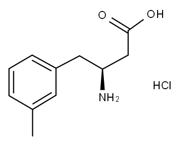 (S)-3-AMINO-4-(3-METHYLPHENYL)BUTANOIC ACID HYDROCHLORIDE|(S)-3-氨基-4-(3-甲基苯基)丁酸盐酸盐