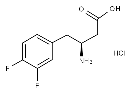(S)-3-AMINO-4-(3,4-DIFLUOROPHENYL)BUTANOIC ACID HYDROCHLORIDE|(S)-3-氨基-4-(3,4-二氟苯基)丁酸