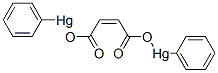 (maleoyldioxy)bis[phenylmercury] Structure