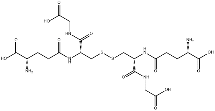 グルタチオン (酸化型) 化学構造式