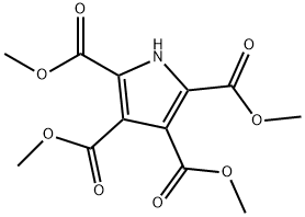 1H-Pyrrole-2,3,4,5-tetracarboxylic acid tetramethyl ester Structure
