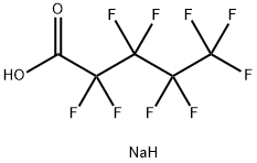 sodium perfluorovalerate Structure