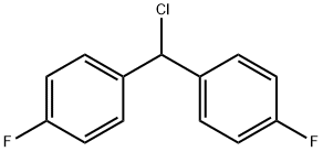 1,1'-(クロロメチレン)ビス[4-フルオロベンゼン] 化学構造式