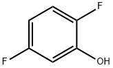 2,5-ジフルオロフェノール 化学構造式