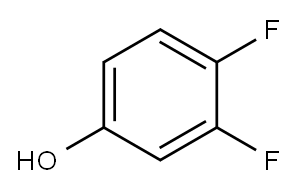 3,4-Difluorophenol Structure