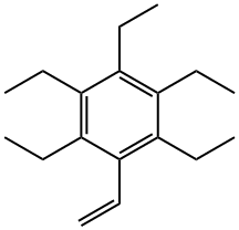 2,3,4,5,6-Pentaethyl-1-vinylbenzene Structure