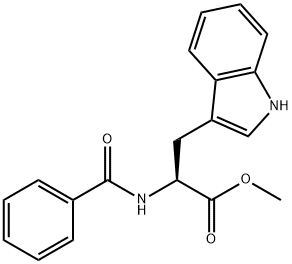 Tryptophan, N-benzoyl-, methyl ester (7CI) Structure