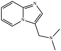 3-[(二甲胺基)甲基]咪唑(1,2-Α)吡啶, 2717-95-5, 结构式