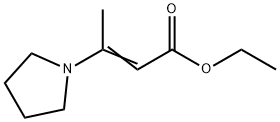 2-Methyl-3-pyrrolizinopropenoic acid ethyl ester Structure