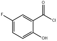 Benzoyl chloride, 5-fluoro-2-hydroxy- (9CI) Structure