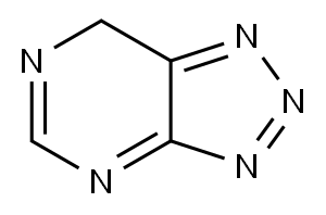 7H-1,2,3-Triazolo[4,5-d]pyrimidine (9CI) Structure