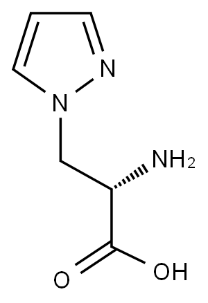 (S)-2-AMINO-3-PYRAZOL-1-YL-PROPIONIC ACID Structure