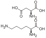 L-赖氨酸-L-天冬氨酸盐, 27348-32-9, 结构式