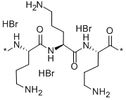 聚 L-鸟氨酸氢溴酸盐, 27378-49-0, 结构式