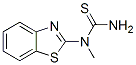 Thiourea, N-2-benzothiazolyl-N-methyl- (9CI) Structure
