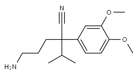D 620|5-氨基-2-(3,4-二甲氧基苯基)-2-异丙基戊腈
