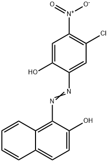 1-[(5-Chloro-2-hydroxy-4-nitrophenyl)azo]-2-naphthalenol Structure