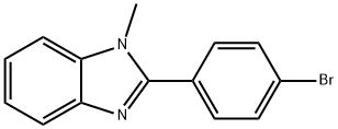 1-Methyl-2-(4'-broMophenyl)benziMidazole Structure